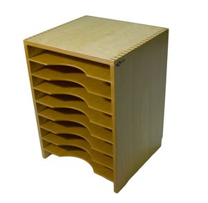 Шкафчик для анатомических рамок-вкладышей и контуров 8отделов