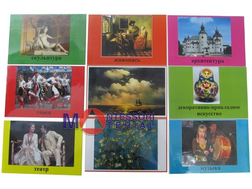 Карточки: Виды искусств (ламинированные)
