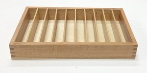 Секционный ящик для карточек (10 ячеек ) (27, 16,5, 4,5 см)