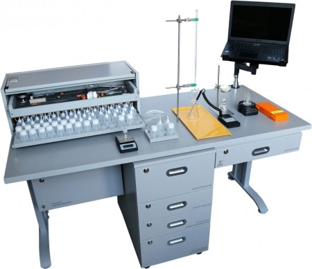 Лабораторный комплекс для учебной практической и проектной деятельности по ХИМИИ (ЛКХ, столешница - ЛДСП)