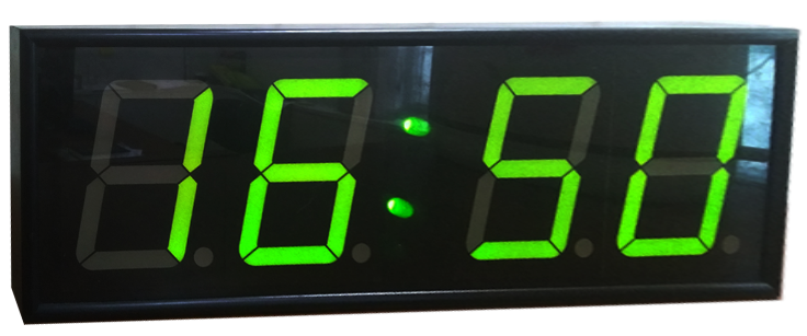 Вторичные (ведомые) электронные часы, модель Р-100b-G