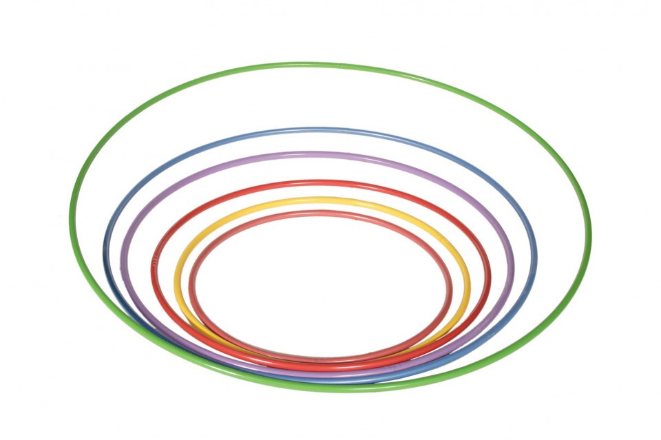 Обруч гимнастический стальной, диаметр 900 мм (окрашен)