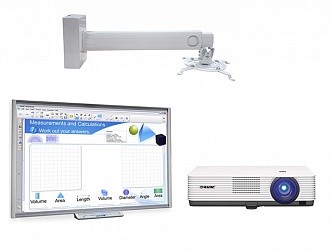 Интерактивная доска SBM685 с проектором VPL-DW240 и креплением DSM-14Kw