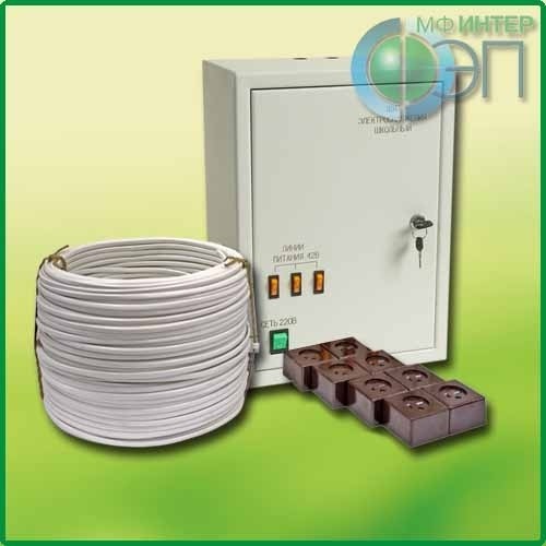 Комплект электроснабжения  до 16 мест с ВУ-4М (ЩЭШ -  400М)