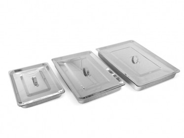 Лоток прямоугольный Ока-Медик ЛМПу (300x220x30) (с крышкой)