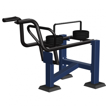 Тренажер для приседаний  с изменяемой нагрузкой