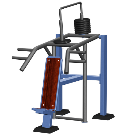 Жим вверх с изменяемой нагрузкой