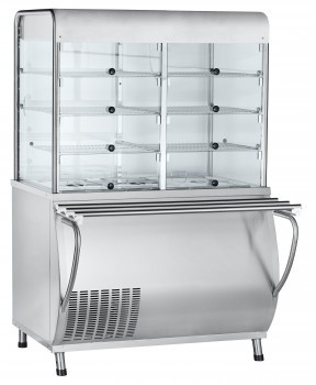 Прилавок-витрина холодильный ПВВ(Н)-70М-С-01-НШ с гастроёмкостями