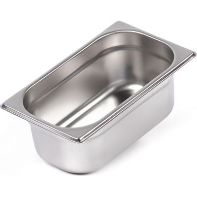 Гастроёмкость 0,8мм 1/4 Н100 нержавеющая сталь