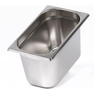 Гастроёмкость 0,8мм 1/4 Н150 нержавеющая сталь