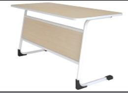Стол ученический двухместный, 1200*500*640-820 мм