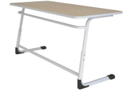 Стол ученический двухместный регулируемый
без царги, 1200*500 мм