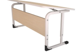 Стол ученический двухместный, регулируемый, с регулируемой
Столешницей, усиленный каркас, 1200*500 мм