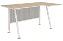 Стол эргономичный с перфорированной  царгой, 1200*650/850*750 мм