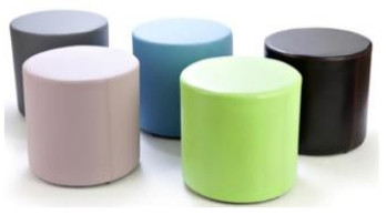 Пуф «Цилиндр», 400*400*460 мм