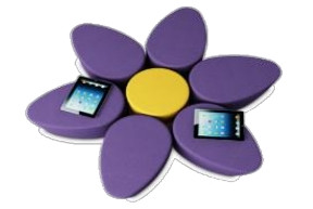 Пуф-трансформер «Цветок №1», 1200*1200*450 мм