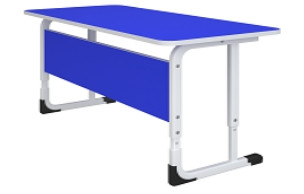 Стол ученический двухместный, регулируемый, усиленный каркас, 1200*500 мм