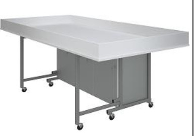 Стол для занятий по робототехнике мобильный, 2460*1240*980 мм