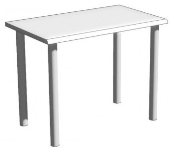 Стол обеденный с прямыми углами