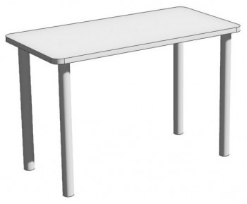 Стол обеденный со скругленными углами