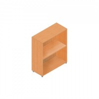 Шкаф для документов низкий, регулируемые опоры, 700*350*796 мм, серия Универсал, цвет Бук