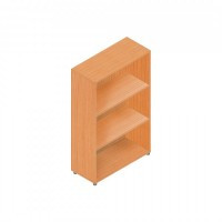 Шкаф для документов средний, регулируемые опоры, 700*350*1020  мм, серия Универсал, цвет Бук