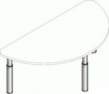 Стол детский, фигурный - Полугруг