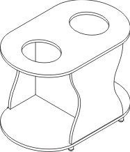 Стол для занятий (центр воды и песка)