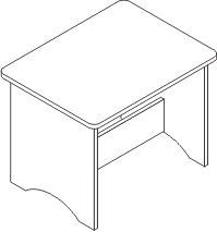 Стол игровой прямоугольный