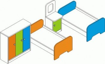 Набор детской игровой мебели 