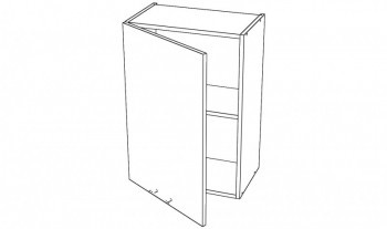 Шкаф навесной 1гл.дв. ЛЕВ/ПРАВ