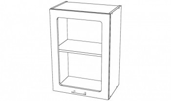 Шкаф навесной 1стекл.дв. ЛЕВ/ПРАВ