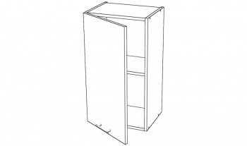 Шкаф навесной 1гл.дв. ЛЕВ/ПРАВ