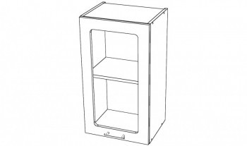 Шкаф навесной 1стекл.дв. ЛЕВ/ПРАВ