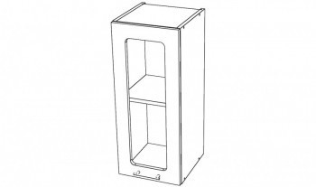 Шкаф навесной 1стекл.дв. ЛЕВ/ПРАВ