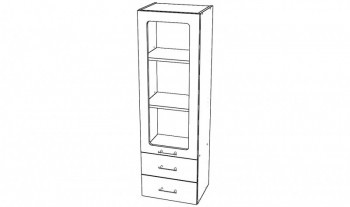 Пенал настольный 2ящ., 1ст.дв ЛЕВ/ПРАВ