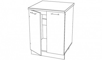 Тумба под мойку 2гл.дв., МДФ Модерн