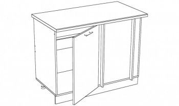 Тумба под мойку угловая ЛЕВ/ПРАВ, ЛДСП