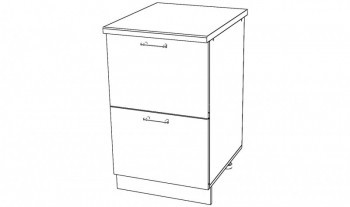 Тумба с 2мя ящиками, ЛДСП