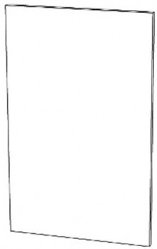 Фасад для посудомоечной машины, ширина 450мм, ЛДСП – Аль27242