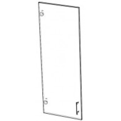 Дверь средняя, стекло прозрачное