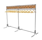 Вешало V-23 на 36 крючков и 20 плечиков