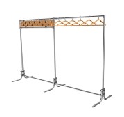 Вешало V-26 на 18 крючков и 15 плечиков