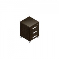 Тумба подкатная, 454*434*624 мм, 3 ящика Серия Статус – Аль49355