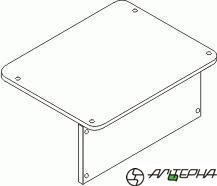 Столешница одноместная