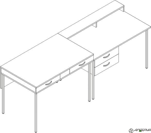 Стол демонстрационный, 2400*750*900 мм