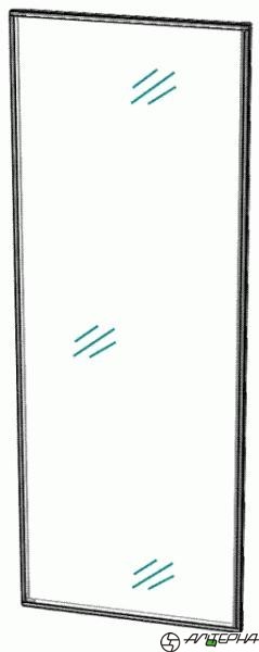 Двери из ЛДСП со стальным профилем 