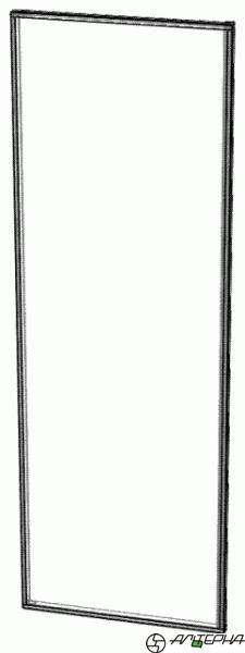 Двери из ЛДСП со стальным профилем 