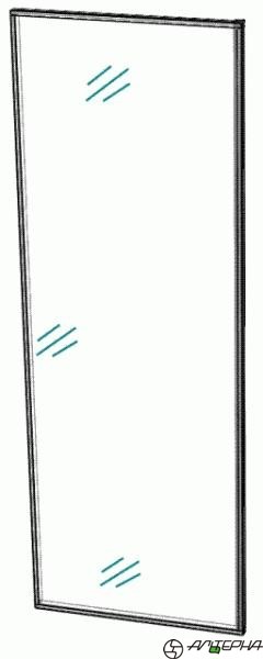 Двери из ЛДСП со стальным профилем 