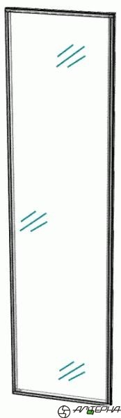 Двери из ЛДСП со стальным профилем 